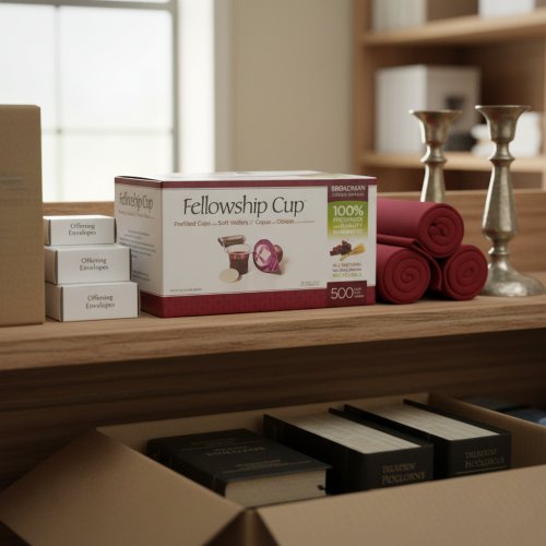 Box of 500 Fellowship Cup / Pre-Filled Communion Cups