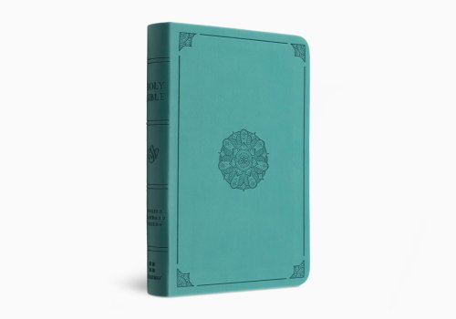 ESV Value Compact Bible (TruTone, Turquoise, Emblem Design)