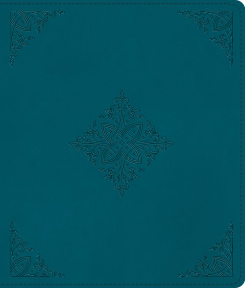 ESV Journaling Bible (TruTone, Deep Teal, Fleur-de-lis Design)