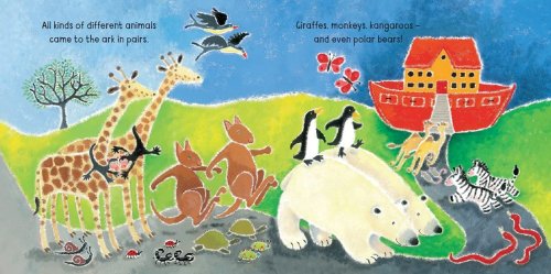 Noah's Animal Ark: a beautiful board book with a cover that sparkles and shines!