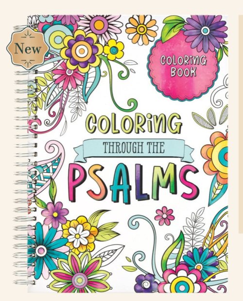 Coloring Book Spiral Coloring through the Psalms