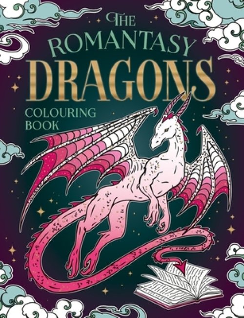 Romantasy Dragons Colouring Book