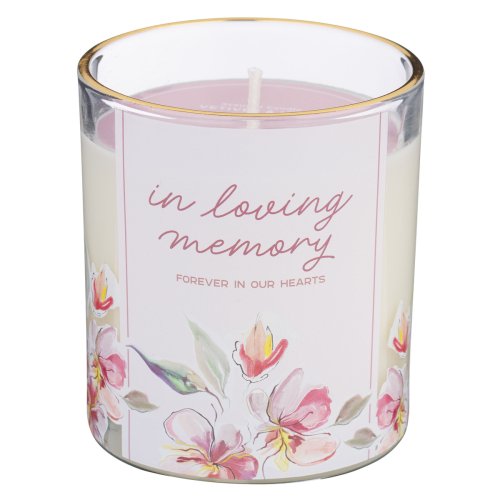 Glass Candle In Loving Memory