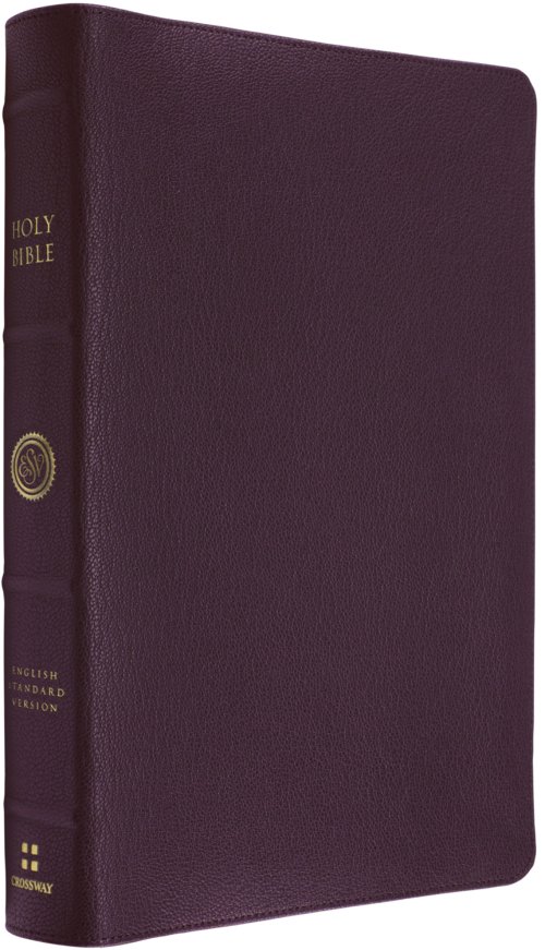 ESV Heirloom Bible, Gloria Dei: Single Column Edition (Goatskin, Royal Purple)