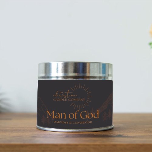 Man of God - Oakmoss & Cedarwood Candle In A Tin