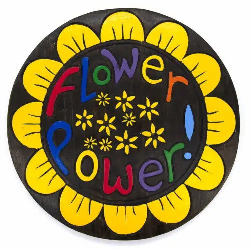 Flower Power Plaque