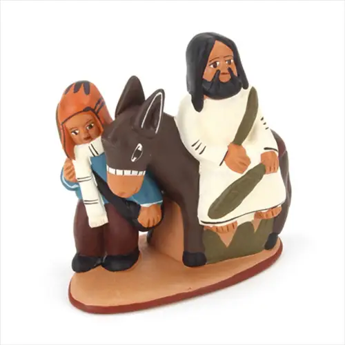 Jesus on Donkey Ceramic