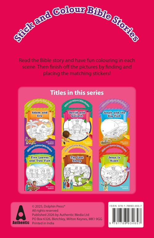 Stick and Colour Bible Stories: Five Loaves and Two Fish - With Colour Stickers