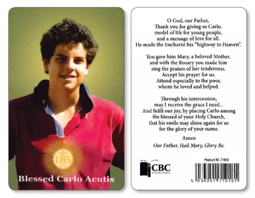Prayer Card/Carlo Acutis