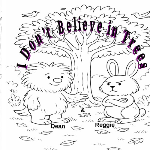 I Don't Believe in Trees coloring book