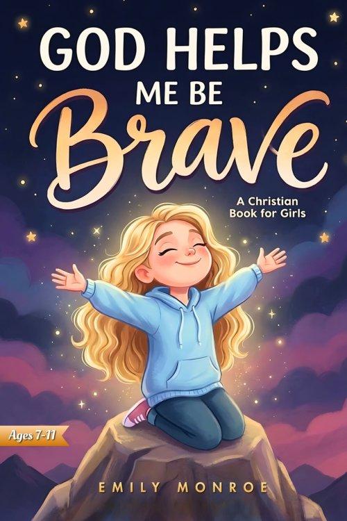 God Helps Me Be Brave - A Christian Book for Girls: Inspiring Stories with Bible Verses and Lessons About Courage, Confidence, and Kindness