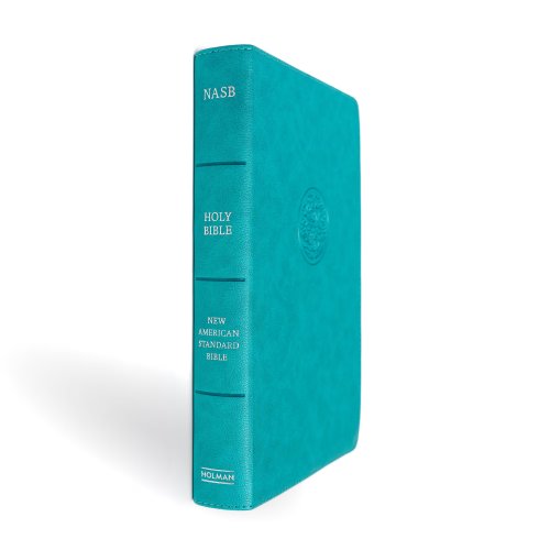 NASB Giant Print Reference Bible, Teal Leathertouch, Indexed