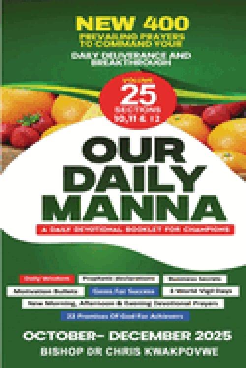 Our Daily Manna : Odm Oct to Dec 2025