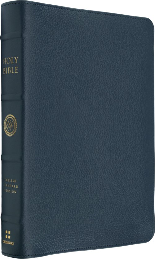 ESV Heirloom Bible, Gratia: Large Print Thinline Reference Edition (Calfskin, Meridian Blue)