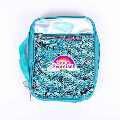 God's Promises Sequin Bible Cover - Large
