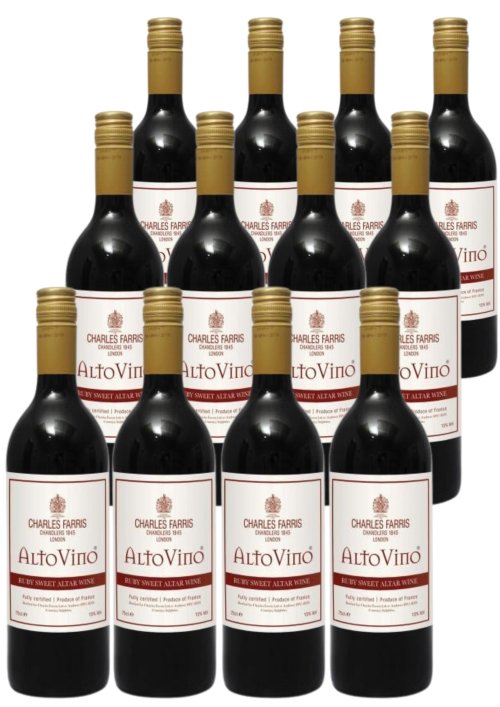 Pack of 12 Communion Wine - Ruby Red - Charles Farris