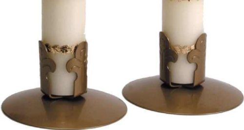 Gold Gothic Candle Holder