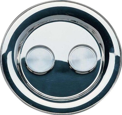 Cruet Tray With Rings - In Silver Plate