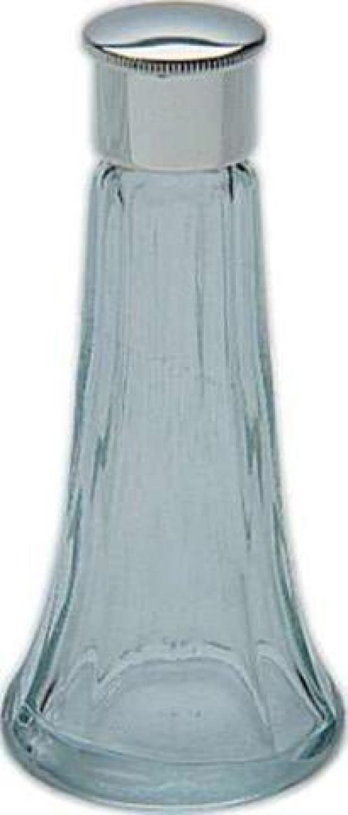 Cruet Bottle (Glass & Silver Top)