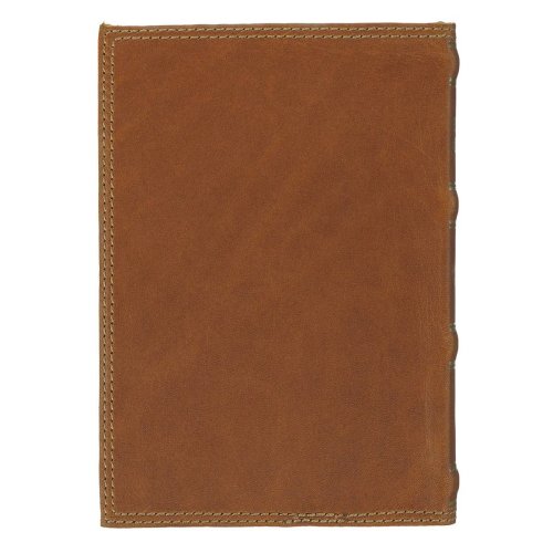 KJV Bible Compact Leather Brown Lion