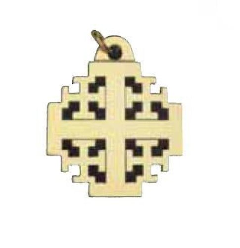 Jerusalem Cross Key Tag