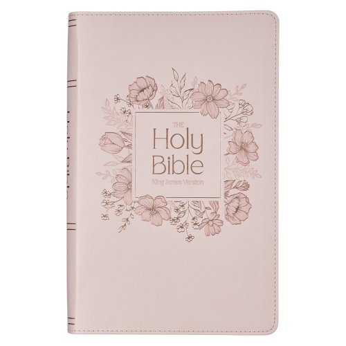 KJV Bible Giant Print Standard-size Faux Leather, Pink