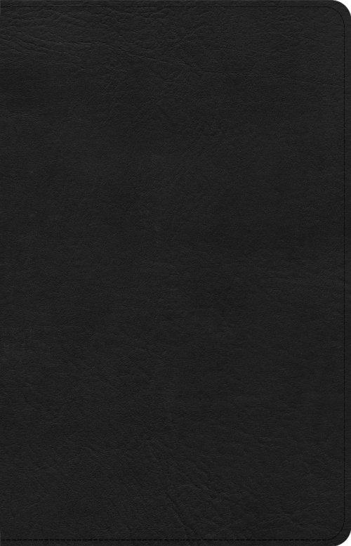 CSB Thinline Bible, Anglicised Edition, Black Leathertouch