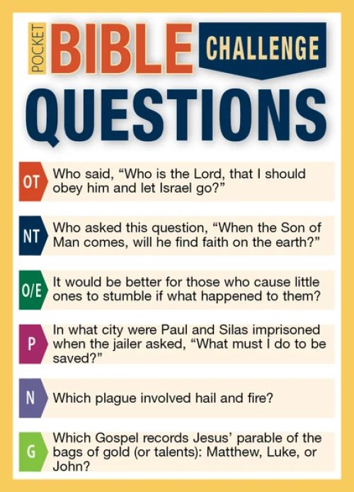 Pocket Bible Challenge