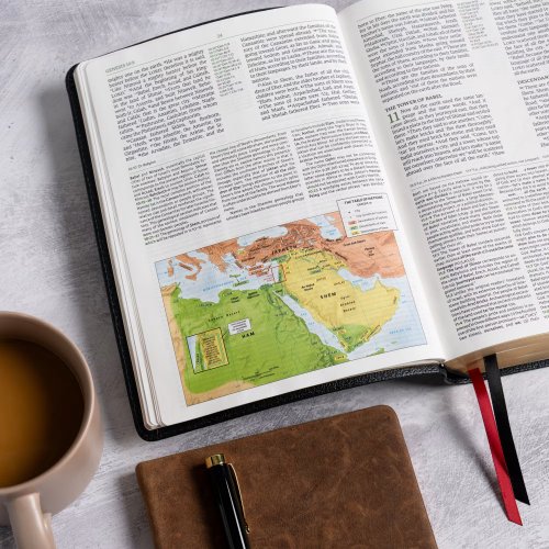 NASB Study Bible, Black Genuine Leather
