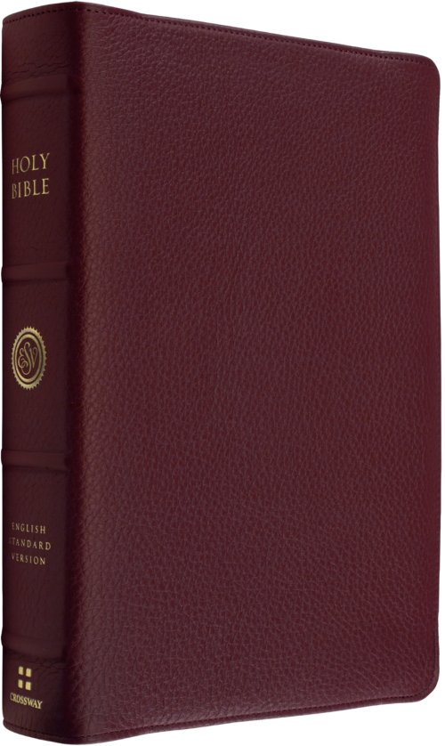 ESV Heirloom Bible, Veritas: Single Column Edition (Calfskin, Bordeaux, Full Yapp)