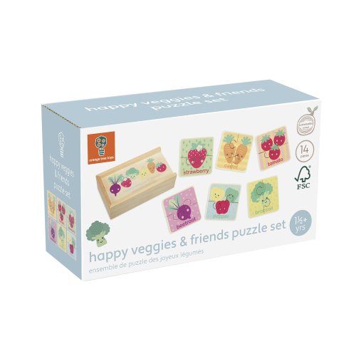 Happy Veggies & Friends Puzzle Set (FSC®)