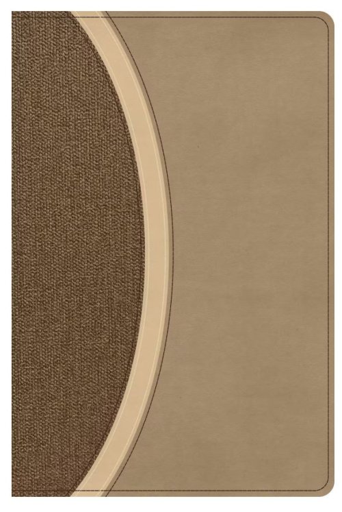 CSB Rainbow Study Bible, Brown Leathertouch