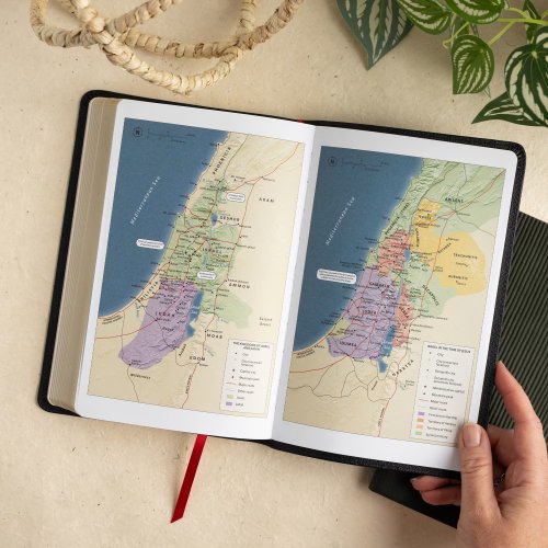 CSB Thinline Bible, Anglicised Edition, Black Leather