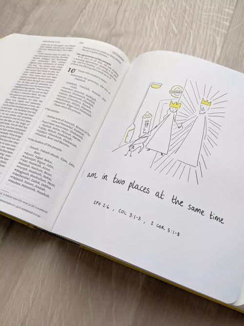 NIV Journalling Bible - I Am So Many Things and MAF Bible Donation