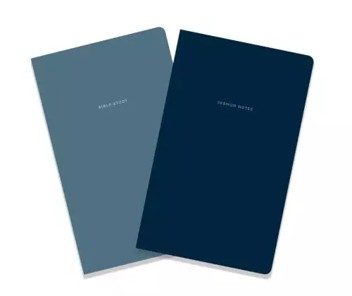 Bible Study & Sermon Notes Journals (pack of 2)
