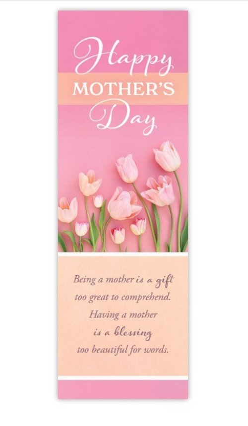 Bookmark-Happy Mother's Day (Jame 1:17  KJV) (Pack Of 25)