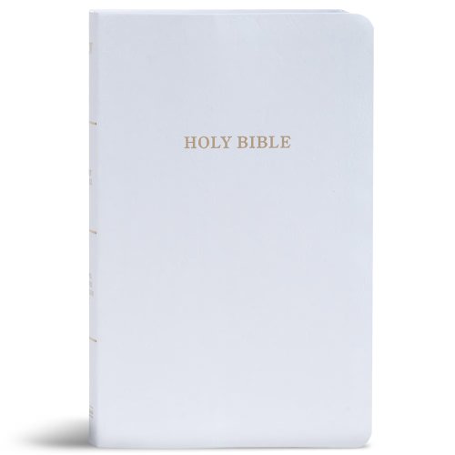 KJV Gift and Award Bible, White Imitation Leather