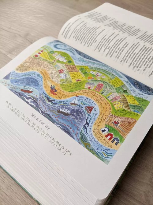 NIV Journalling Bible Illustrated by Hannah Dunnett and MAF Bible Donation