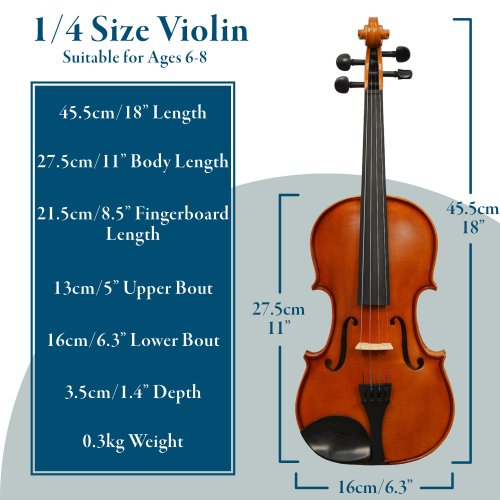 Forenza Prima 2 Violin Outfit - 1/4 size