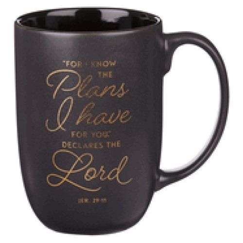 Mug Black I Know the Plans Jer. 29:11