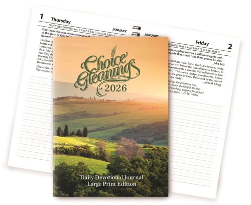 Choice Gleanings Large Print Journal 2026