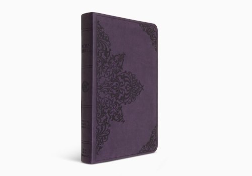 ESV Large Print Value Thinline Bible (TruTone, Lavender, Filigree Design)