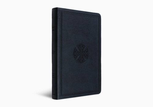 ESV Premium Gift Bible (TruTone, Navy, Mosaic Cross Design)