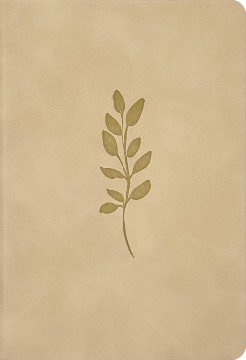 NLT Premium Value Compact Bible, Filament Enabled (LeatherLike, Ivory Vine)