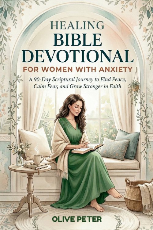 HEALING BIBLE DEVOTIONAL FOR WOMEN WITH ANXIETY: A 90-Day Scriptural Journey to Find Peace, Calm Fear, and Grow Stronger in Faith