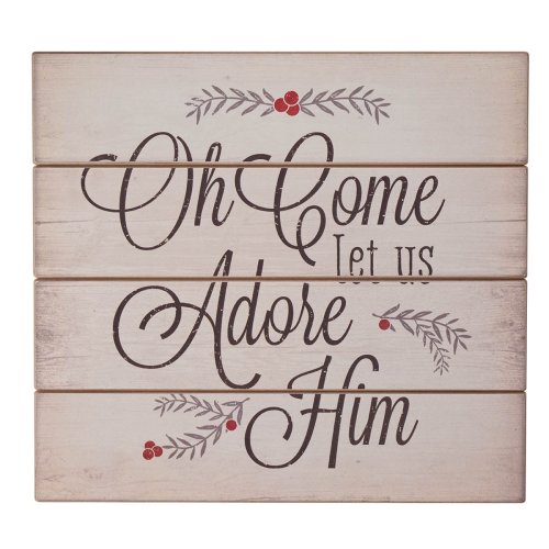Wall Art Oh Come Let us Adore Him