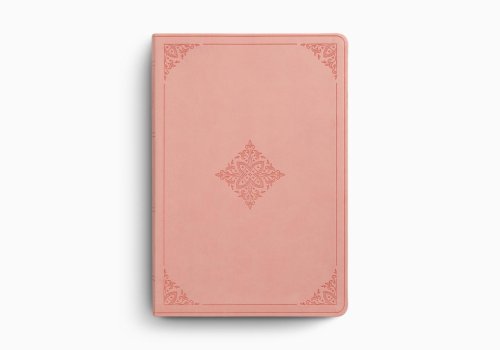 ESV Giant Print Value Thinline Bible (TruTone, Blush Rose, Fleur-de-lis Design)