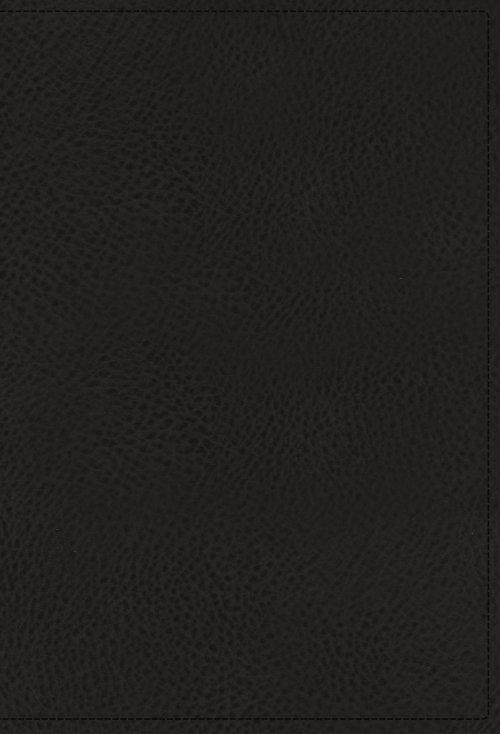 NIV Application Bible, Genuine Leather, Calfskin, Black, Red Letter, Comfort Print