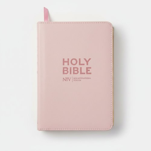 NIV Pocket Bible, Pink, Imitation Leather, Boxed, Gilt Edged, Ribbon Marker, Anglicised, Bible Reading Plan, Timeline, Book Overview, Helpful Bible Passages