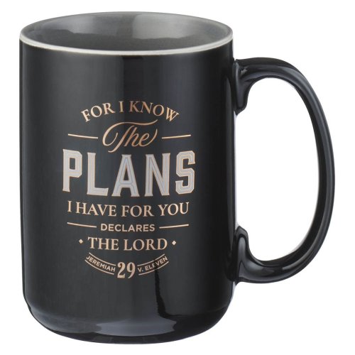 Mug Black I Know the Plans Jer. 29:11